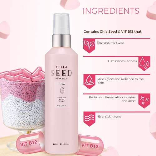 The Face Shop: Chia Seed Hydro Mist - 165 ml