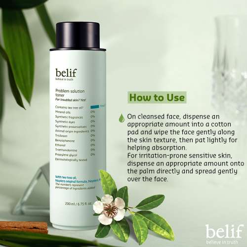 Belif: Problem Solution Green Toner - 200ml