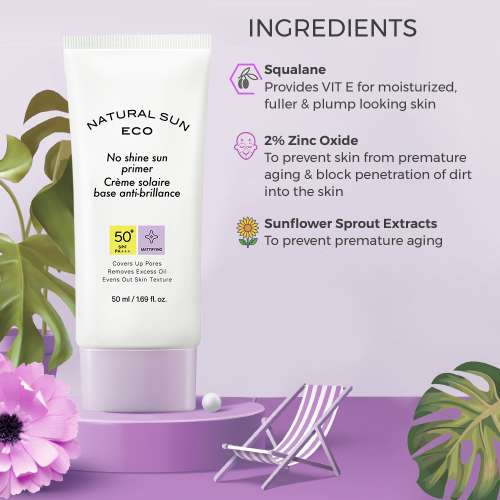 The Face Shop: Natural Eco No Shine Sun Primer - 50 ml