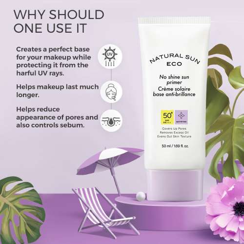 The Face Shop: Natural Eco No Shine Sun Primer - 50 ml