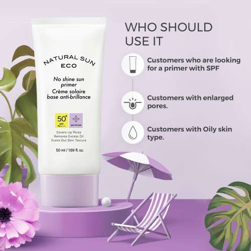 The Face Shop: Natural Eco No Shine Sun Primer - 50 ml