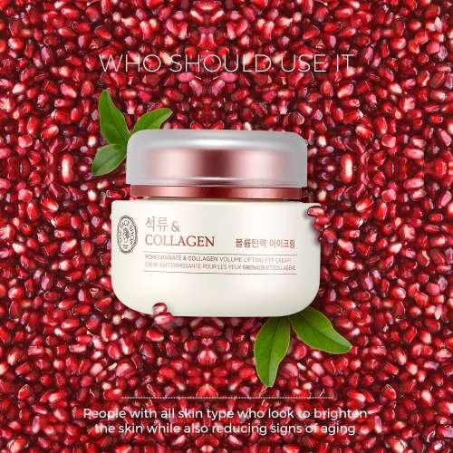The Face Shop: Pomegranate and Collagen Volume Lifting Eye Cream - 50 ml