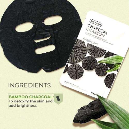 The Face Shop: Real Nature Charcoal Face Mask 20gm