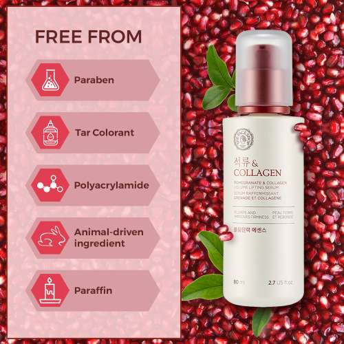The Face Shop: Pomegranate and Collagen Volume Lifting Serum - 80 ml
