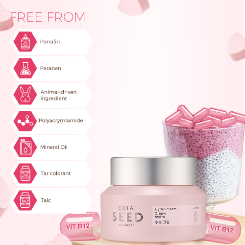 The Face Shop: Chia Seed Hydro Cream - 50 ml