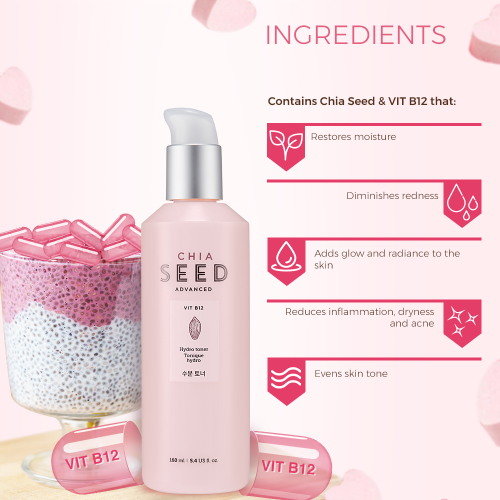 The Face Shop: Chia Seed Hydro Toner - 160 ml