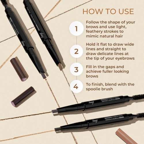 The Face Shop: Fmgt Designing Eyebrow Pencil 03 Brown - 0.3 gm