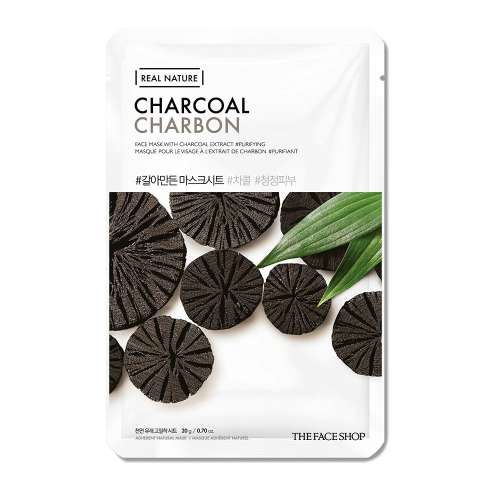 The Face Shop: Real Nature Charcoal Face Mask 20gm