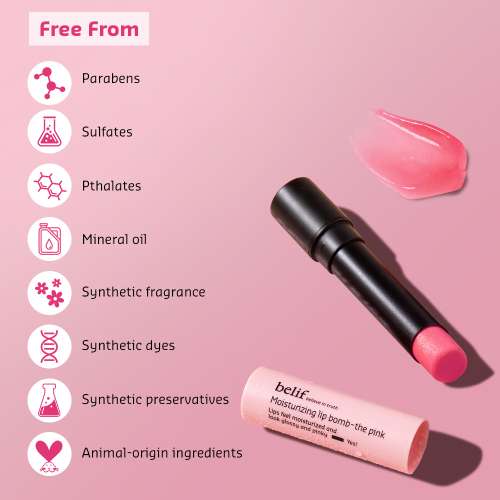 Belif: Moisturizing Lip Bomb The Pink - 3Gm