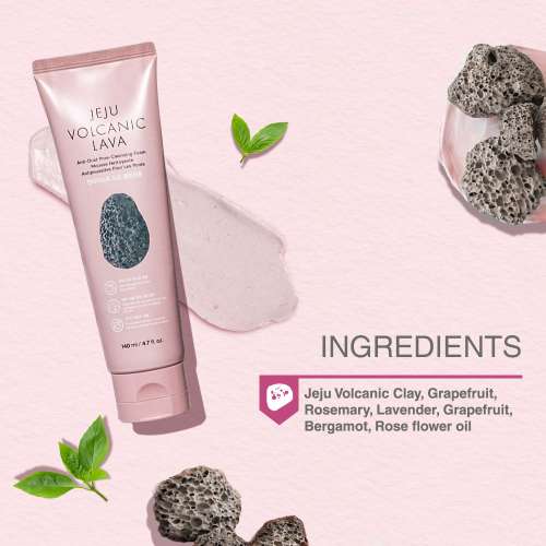 The Face Shop: Jeju Volcanic Lava Cleansing Foam - 150ml