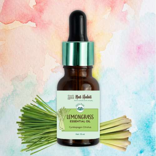 Nat Habit: Pure Lemongrass Essential Oil - 15ml