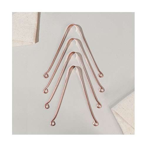 Ecotyl: Copper Tongue Cleaner - Set of 4