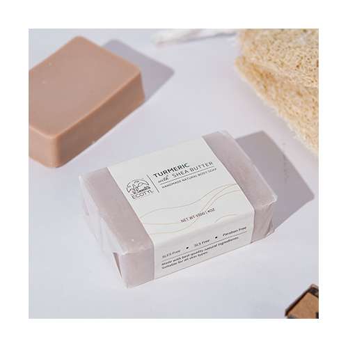 Ecotyl: Handmade Body Soap (Shea Butter - Turmeric) - 100 gm