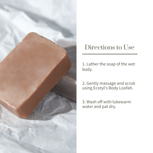 Ecotyl: Handmade Body Soap (Shea Butter - Turmeric) - 100 gm