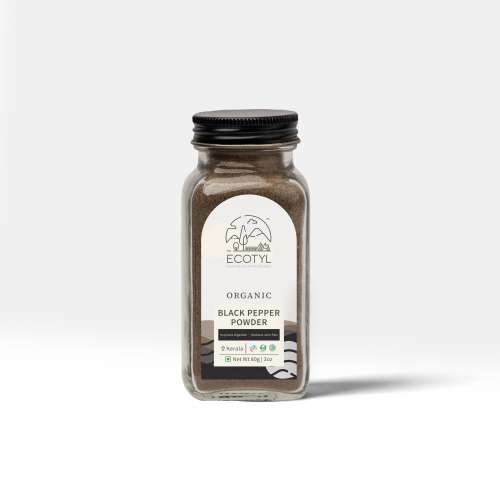 Ecotyl: Organic Black Pepper Powder - 80 gm