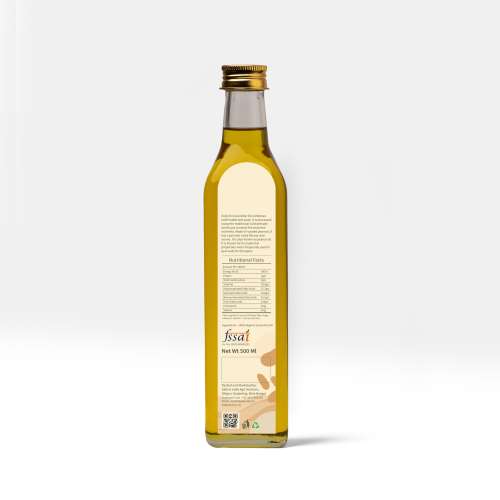 Ecotyl: Organic Cold-Pressed Groundnut Oil - 500 gm