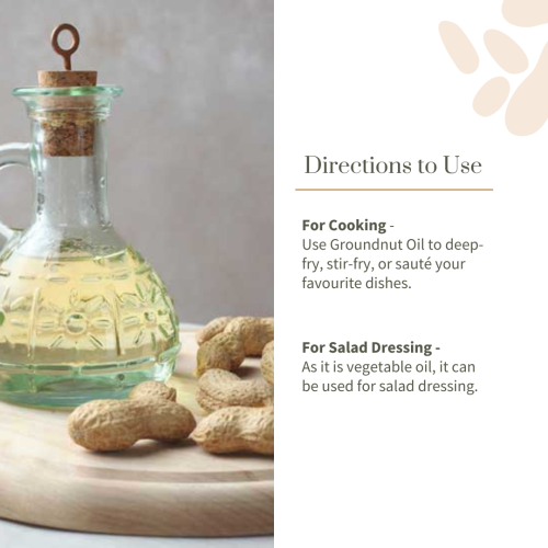 Ecotyl: Organic Cold-Pressed Groundnut Oil - 500 gm