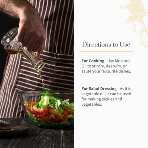 Ecotyl: Organic Cold-Pressed Mustard Oil - 500 ml