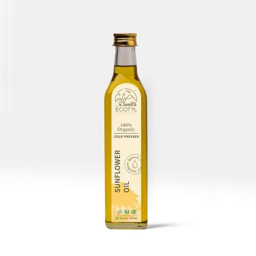 Ecotyl: Organic Cold-Pressed Sunflower Oil - 500 gm