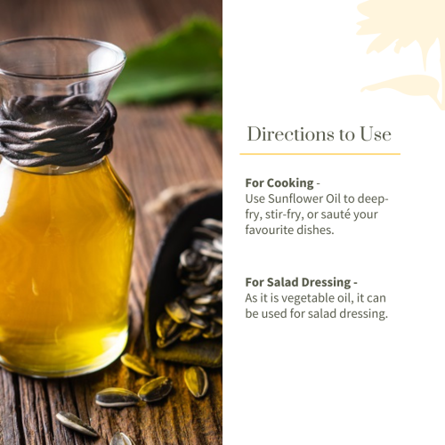 Ecotyl: Organic Cold-Pressed Sunflower Oil - 500 gm