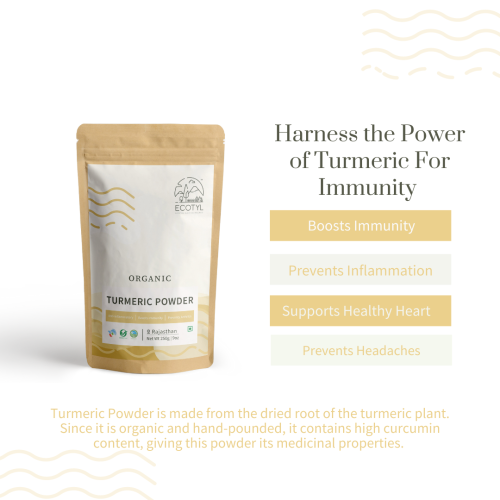 Ecotyl: Organic Turmeric Powder - 250 gm