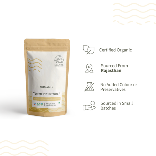 Ecotyl: Organic Turmeric Powder - 250 gm