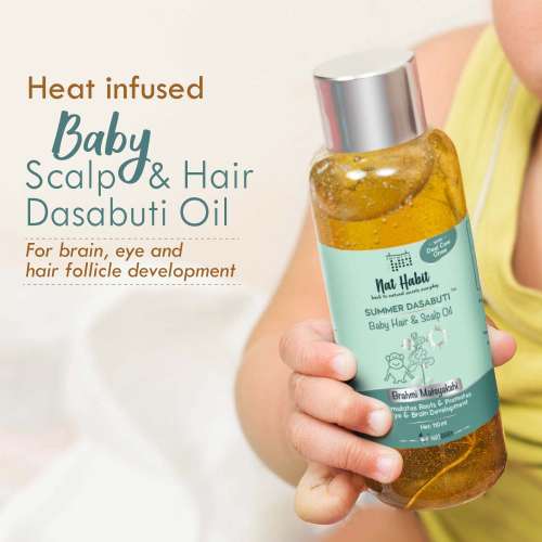 Nat Habit: SUMMER Baby Scalp & Hair Daily Massage Oil - 110ml Nat Habit: SUMMER Baby Scalp & Hair Daily Massage Oil - 110ml