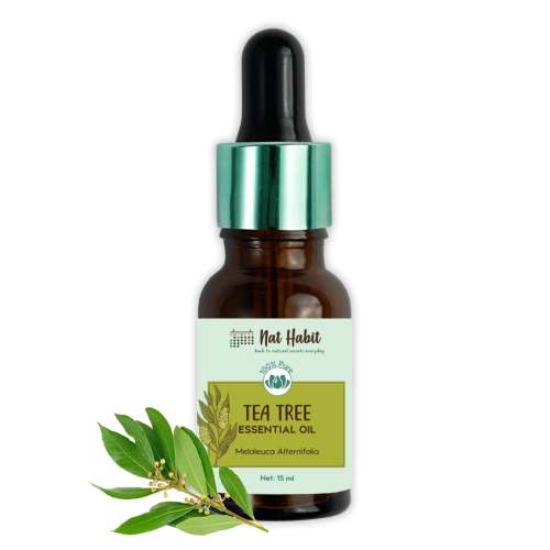 Nat Habit: Pure Tea Tree Essential Oil - 15ml Nat Habit: Pure Tea Tree Essential Oil - 15ml