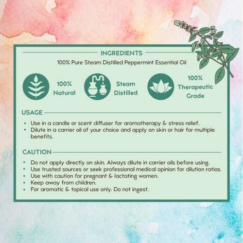 Nat Habit: Pure Peppermint Essential Oil - 15ml