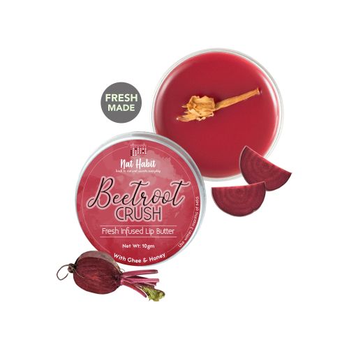 Nat Habit: Beetroot Lip Balm - 10gm Nat Habit: Beetroot Lip Balm - 10gm