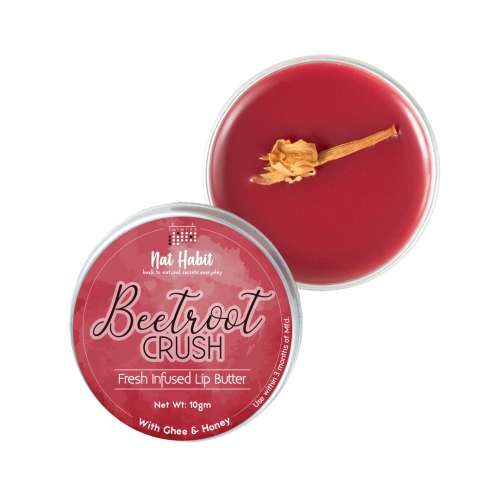 Nat Habit: Beetroot Lip Balm - 10gm Nat Habit: Beetroot Lip Balm - 10gm