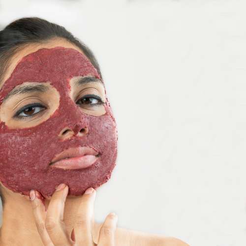 Nat Habit: Fresh Chandan Nagakesar Ksheer Lepa Face Pack Mask - 40gm