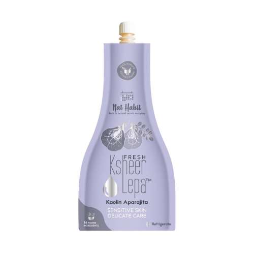 Nat Habit: Fresh Kaolin Aparajita Ksheer Lepa Face Pack Mask - 40gm Nat Habit: Fresh Kaolin Aparajita Ksheer Lepa Face Pack Mask - 40gm