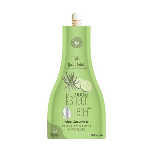 Nat Habit: Fresh Aloe Cucumber Ksheer Lepa Ayurvedic Face Pack Mask - 40gm