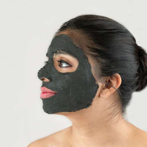 Nat Habit: Fresh Pumpkin Black Clay Ksheer Lepa Face Pack Mask - 40gm