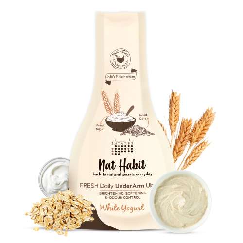 Nat Habit: White Yogurt UnderArm Ubtan - 40 gm Nat Habit: White Yogurt UnderArm Ubtan - 40 gm