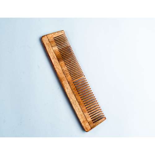 Nat Habit: Kacchi Neem Comb (Dual Tooth)