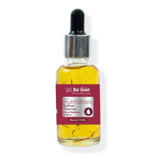 Nat Habit: Pure Saffron Tuberose Mukhalaya - 30ml