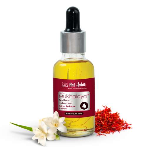 Nat Habit: Pure Saffron Tuberose Mukhalaya - 30ml Nat Habit: Pure Saffron Tuberose Mukhalaya - 30ml