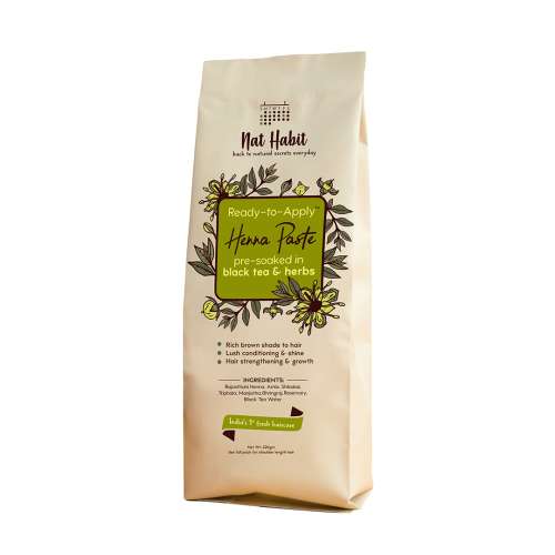 Nat Habit: Ready-to-Apply Henna Paste - 220gm