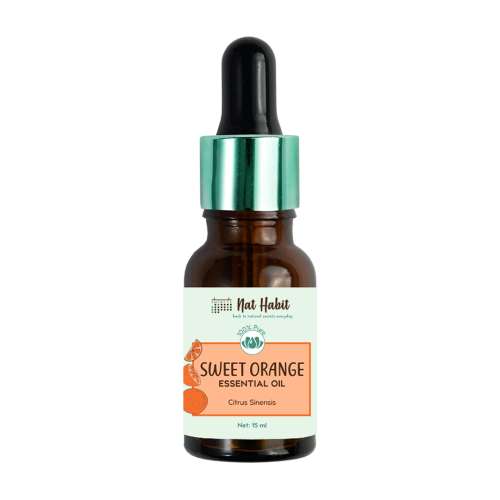 Nat Habit: Pure Sweet Orange Essential Oil - 15ml