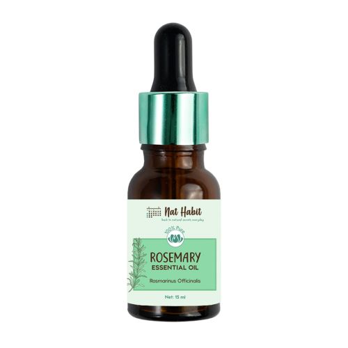 Nat Habit: Pure Rosemary Essential Oil - 15ml Nat Habit: Pure Rosemary Essential Oil - 15ml