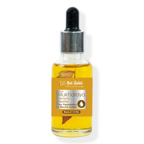 Nat Habit: Pure Turmeric Rosehip Mukhalaya - 30ml Nat Habit: Pure Turmeric Rosehip Mukhalaya - 30ml