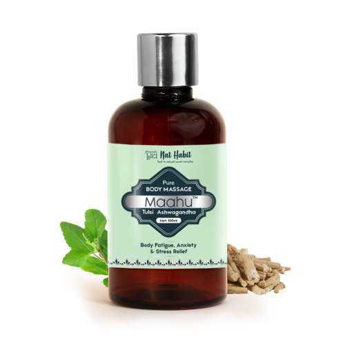 Nat Habit: Pure Tulsi Ashwagandha Maahu - 100 ml Nat Habit: Pure Tulsi Ashwagandha Maahu - 100 ml