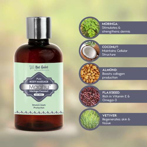 Nat Habit: Pure Moringa Coconut Maahu - 100 ml Nat Habit: Pure Moringa Coconut Maahu - 100 ml