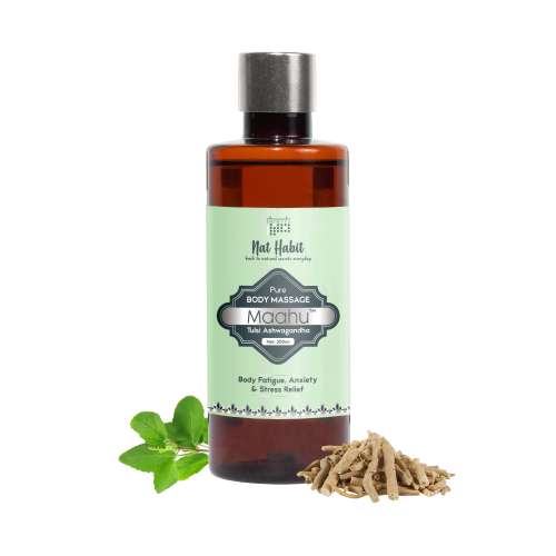 Nat Habit: Pure Tulsia Ashwagandha Maahu - 200ml