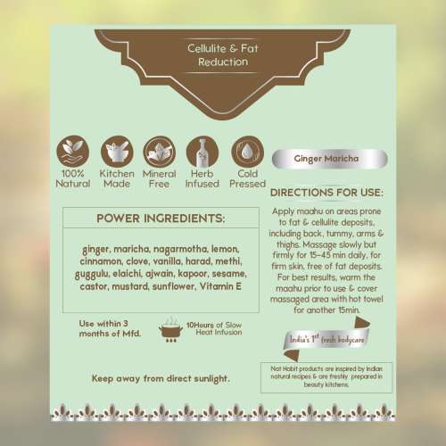 Nat Habit: Pure Ginger Maricha Maahu - 200 ml