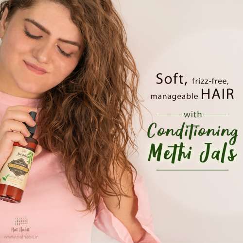 Nat Habit: Rose Conditioning Methi Jal - 200ml Nat Habit: Rose Conditioning Methi Jal - 200ml
