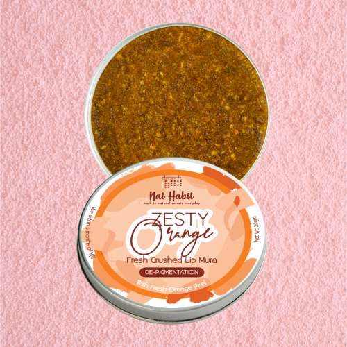 Nat Habit: Zesty Orange Lip Mura - 12gm Nat Habit: Zesty Orange Lip Mura - 12gm