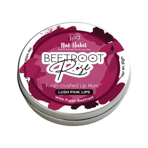 Nat Habit: Beetroot Rose Lip Mura - 12gm